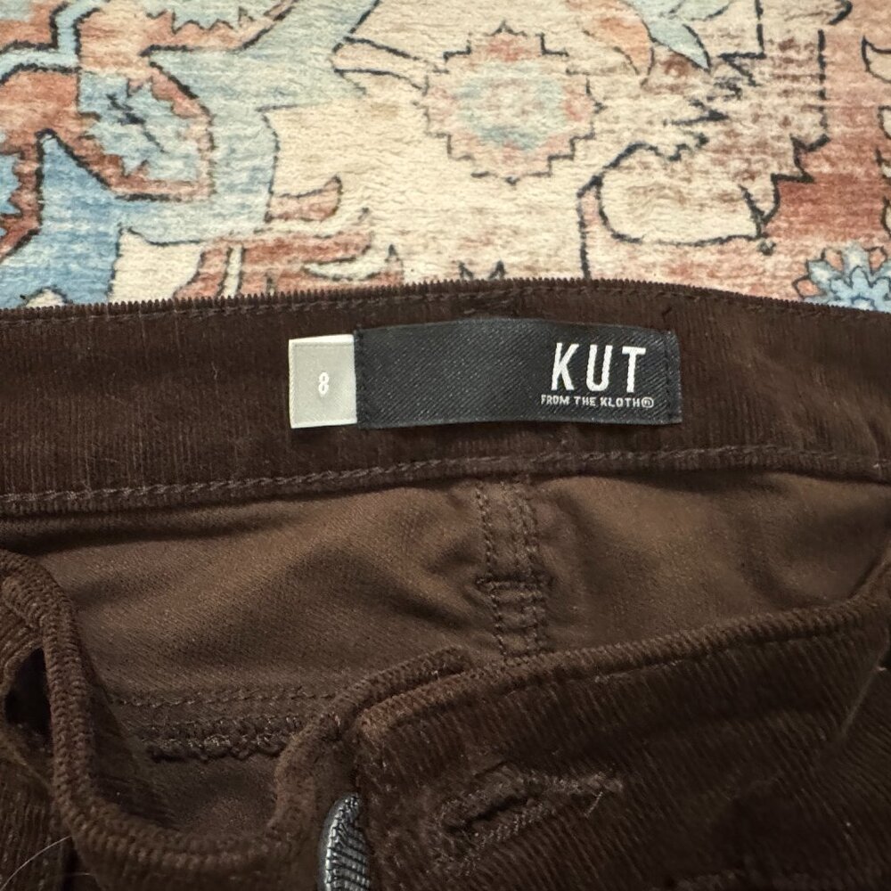 KUT from the Kloth's baby bootcut jeans in brown - Picture 4 of 5
